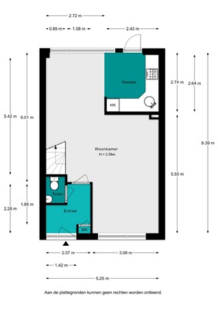 Plattegrond - Grote Waard 9, 4761 MR Zevenbergen - Grote Waard 9 - Begane grond - 2D.jpg
